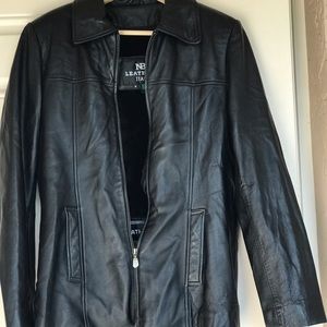 NB Leather Italy Black Jacket